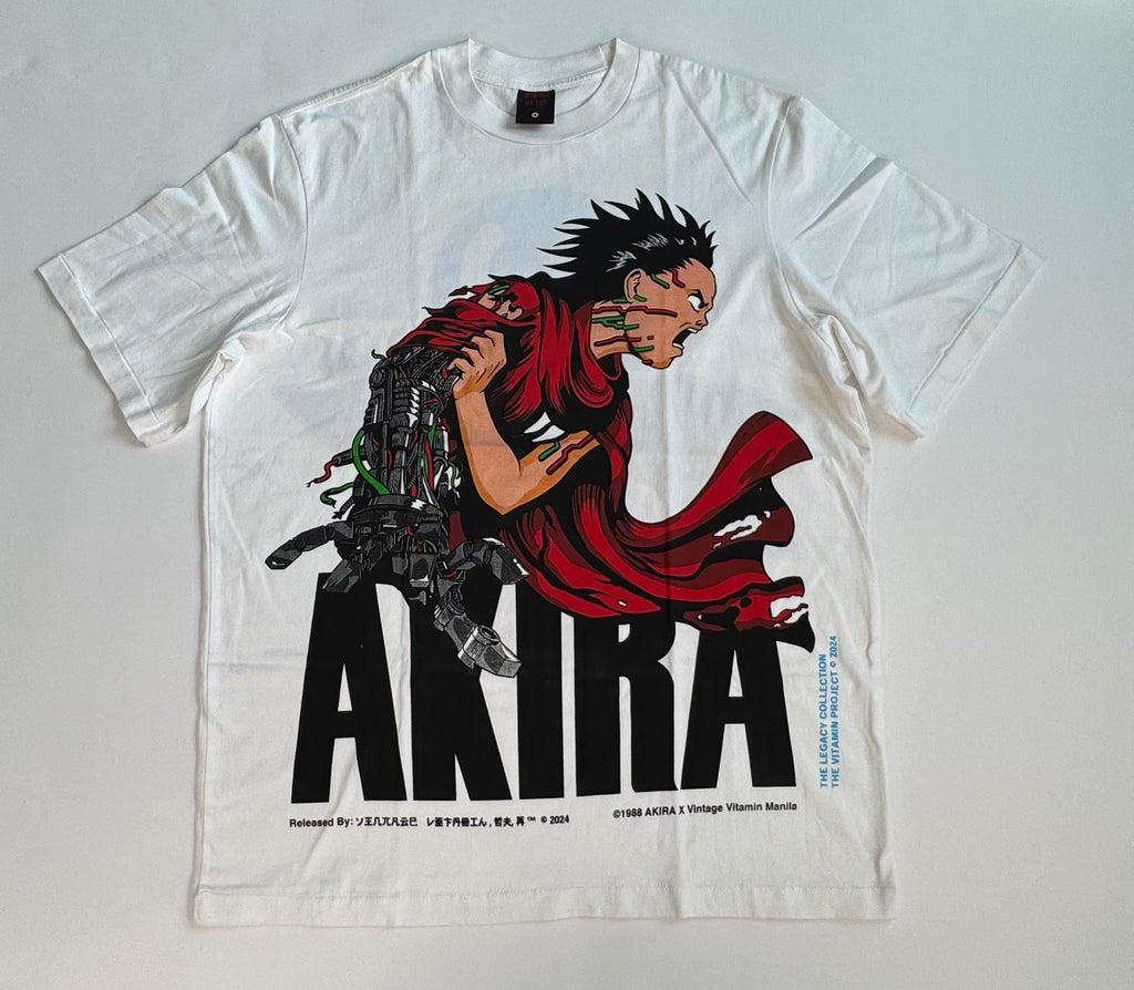 Akira - Metal Arm - White T-Shirt - XL