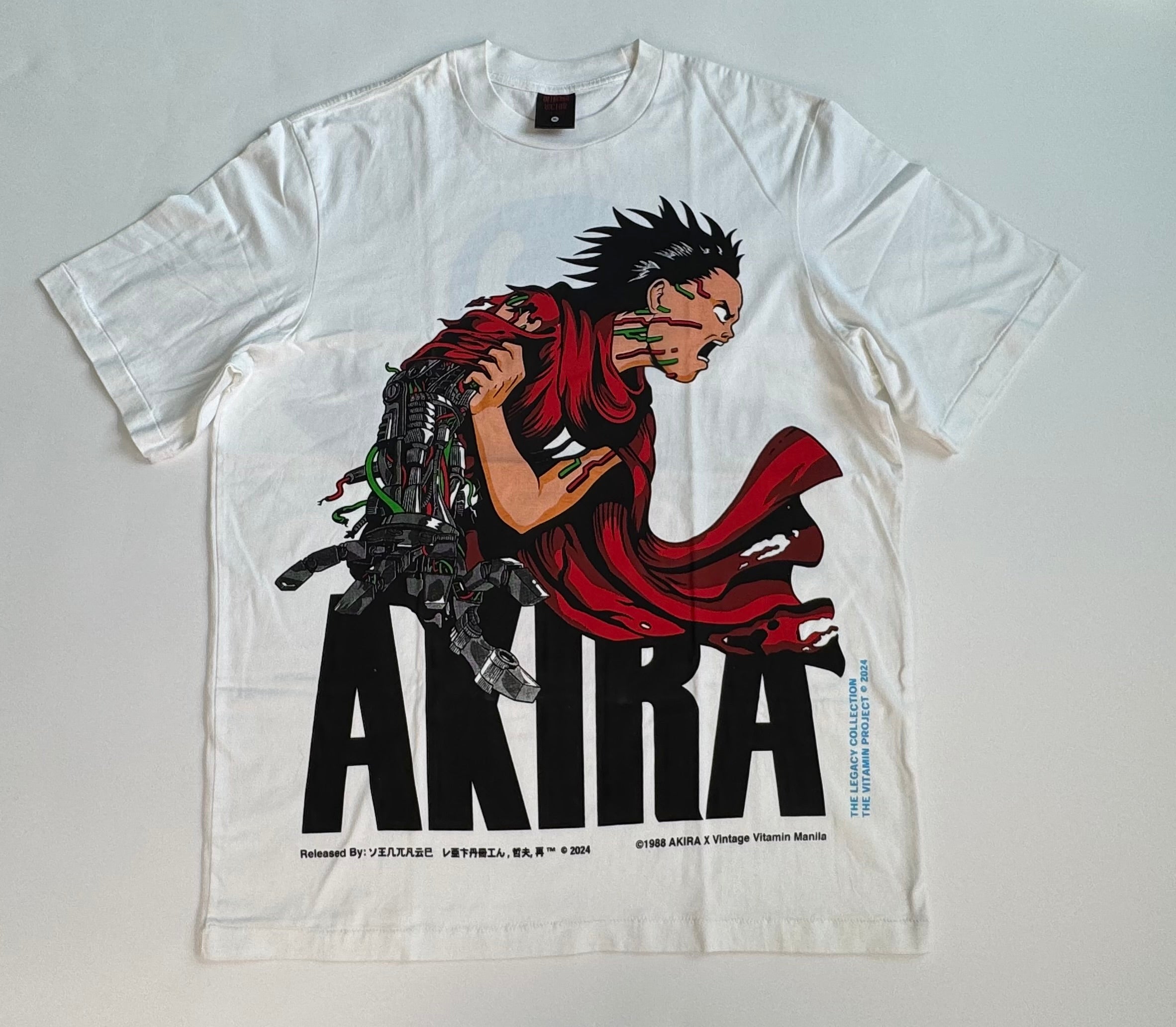 Akira - Metal Arm - White T-Shirt - XL