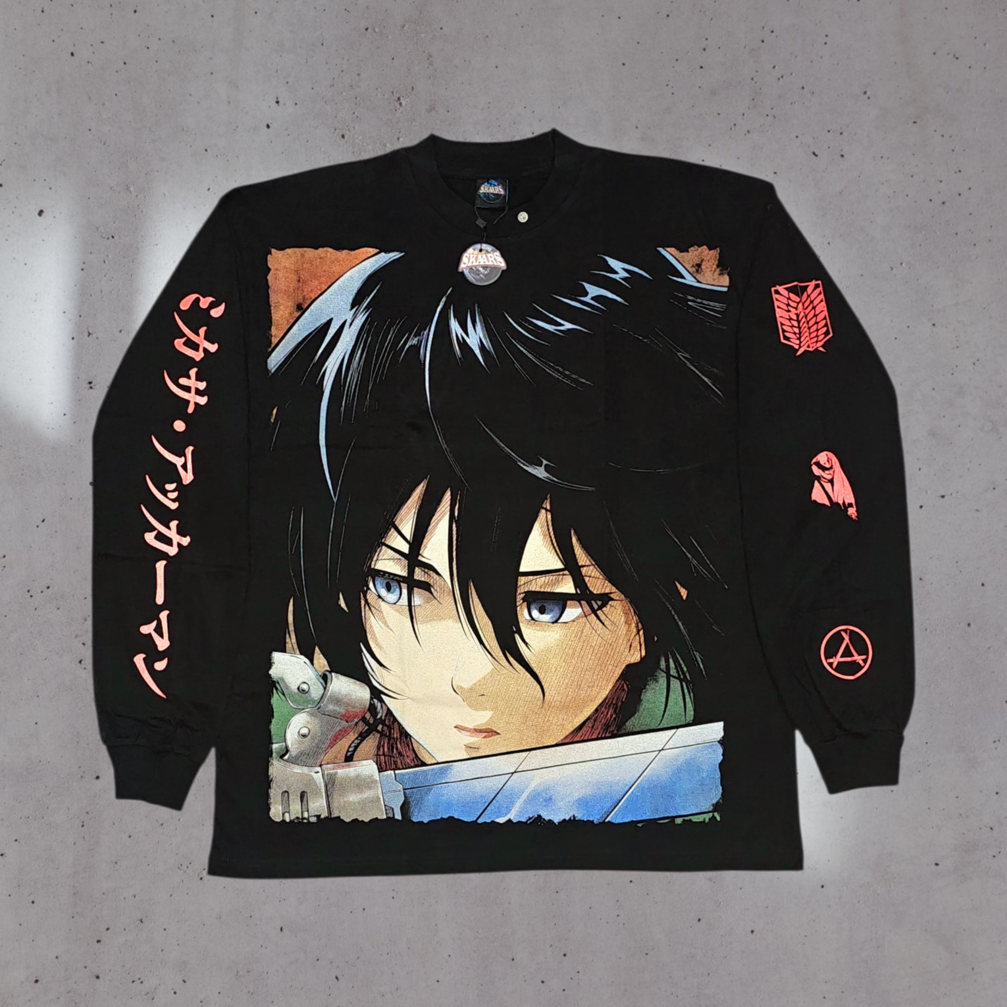 Attack on Titan - Mikasa Longsleeve front