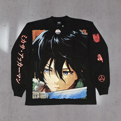 Attack on Titan - Mikasa Longsleeve front