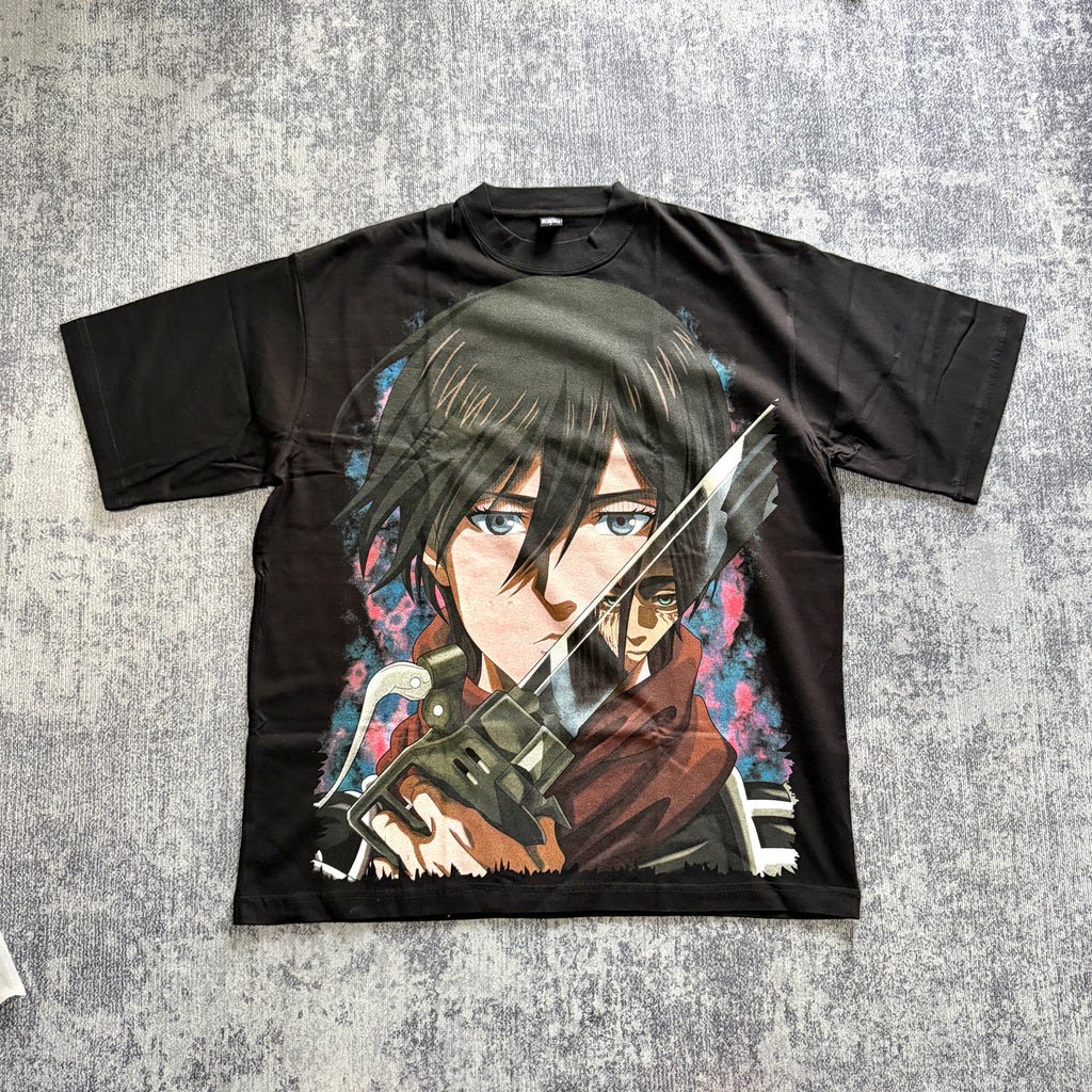 Attack on Titan - Mikasa vs Eren front