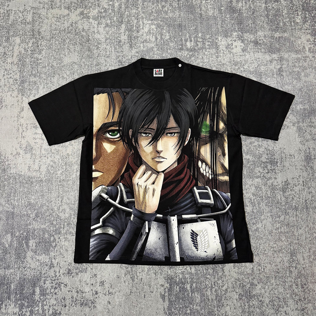 Attack on Titan - Mikasa vs Eren front
