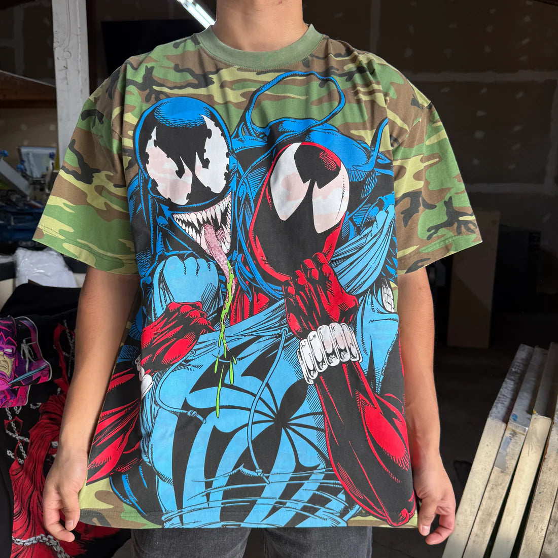 Best Friends 4Ever - Venom Spiderman camo front