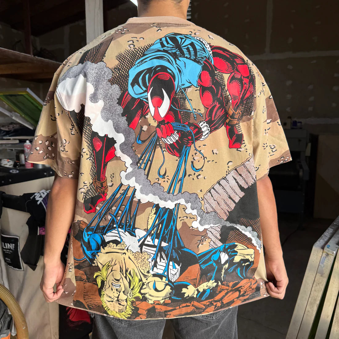 Best Friends 4Ever - Venom Spiderman desert camo back