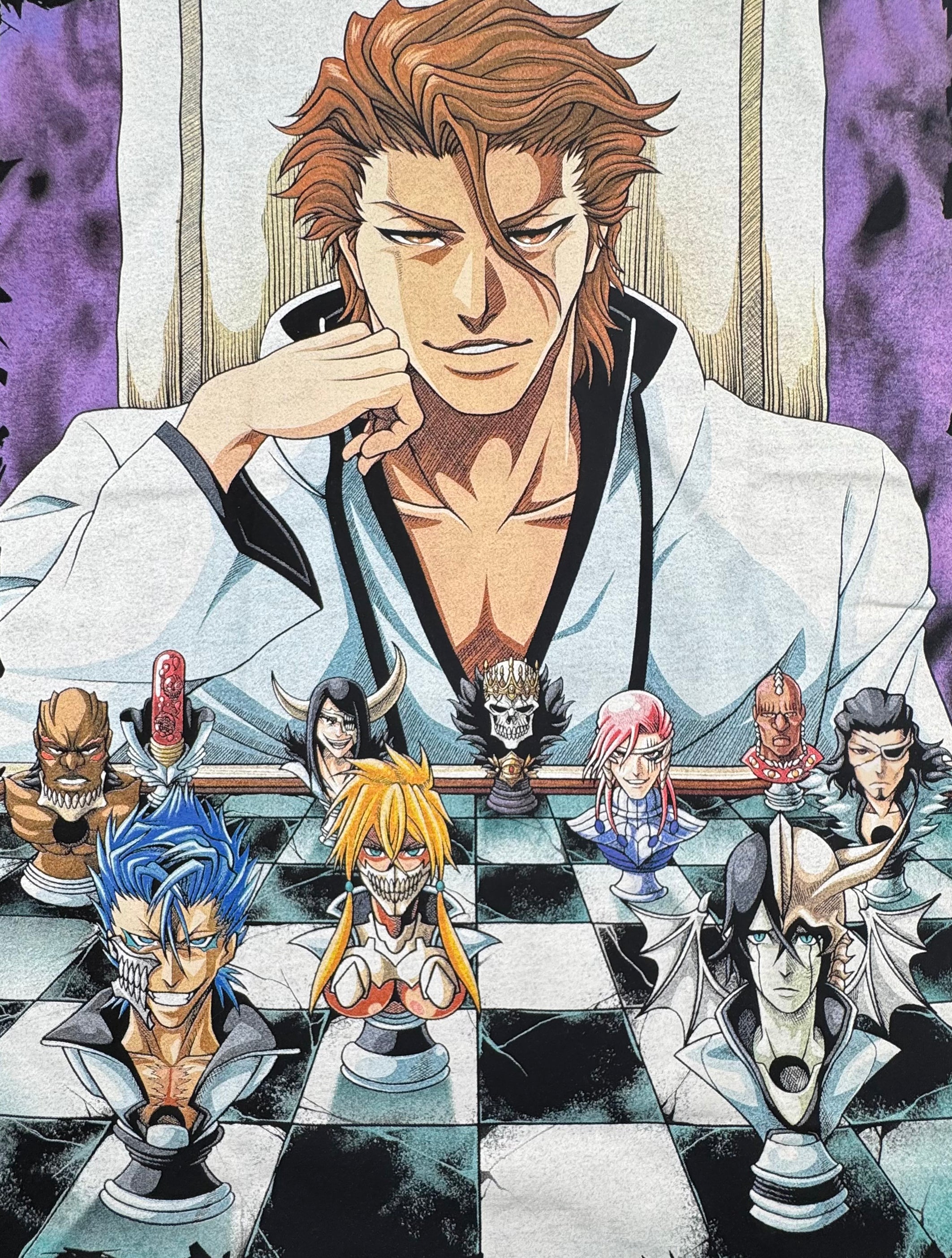 Bleach - Ichigo Kurosaki, Sosuke Aizen, Espada Grimmjow Jaegerjaquez - T-Shirt - XL