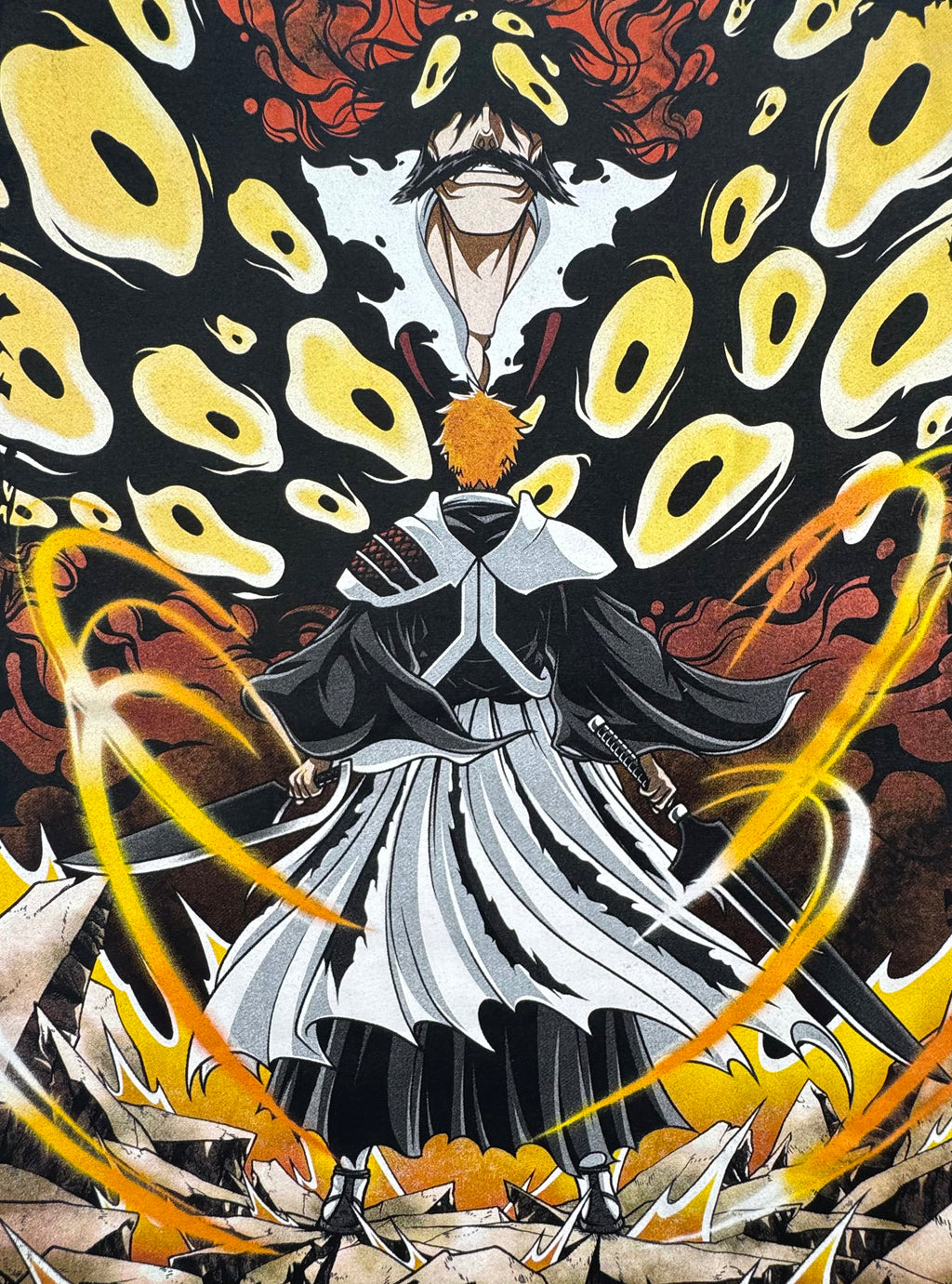 Bleach - Ichigo Kurosaki vs Yhwach- Black T-Shirt - L