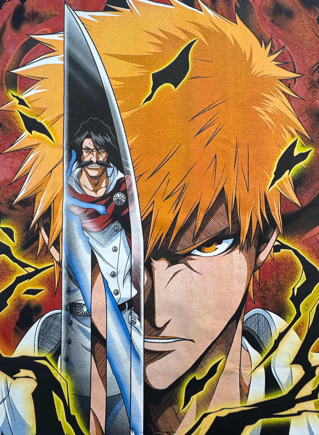 Bleach - Ichigo Kurosaki vs Yhwach- Black T-Shirt - L