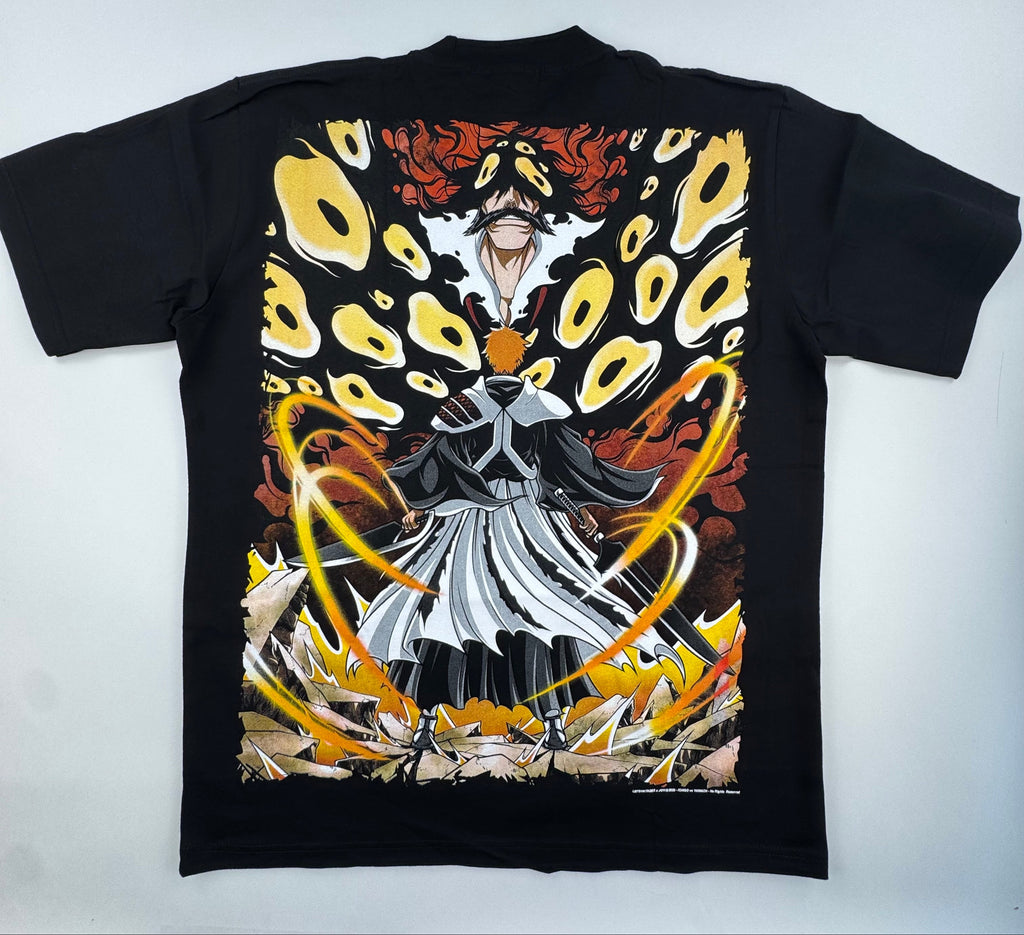 Bleach - Ichigo Kurosaki vs Yhwach- black XL Back