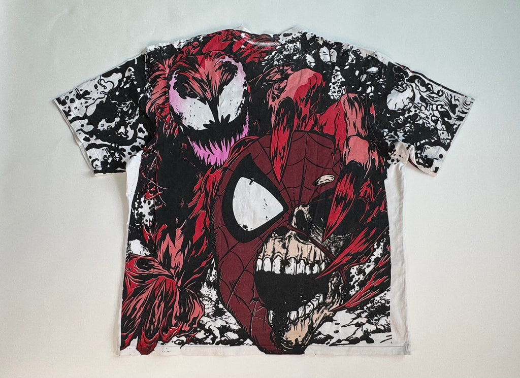 Carnage Tendrils / Carnage Spider-Man Skull T-Shirt - XL