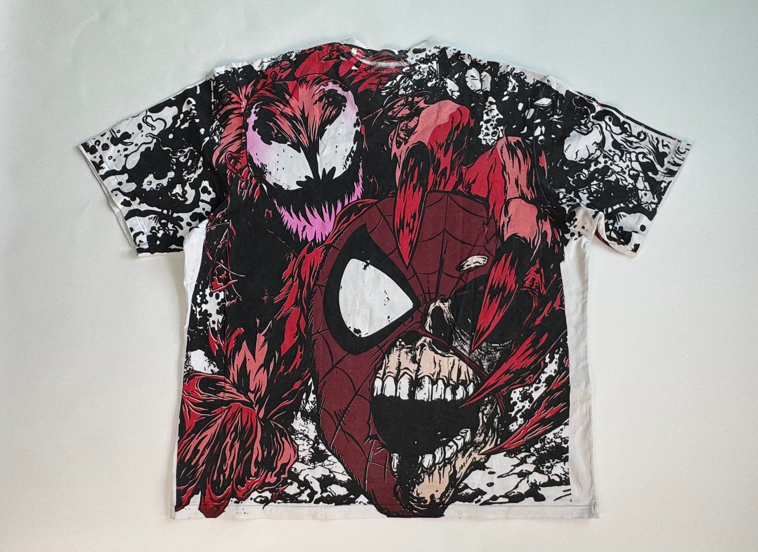 Carnage Tendrils / Carnage Spider-Man Skull T-Shirt - XL