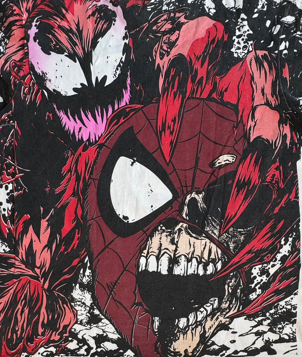 Carnage Tendrils / Carnage Spider-Man Skull T-Shirt - XL