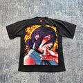 Chainsaw Man - Reze - Faded Black T-Shirt front