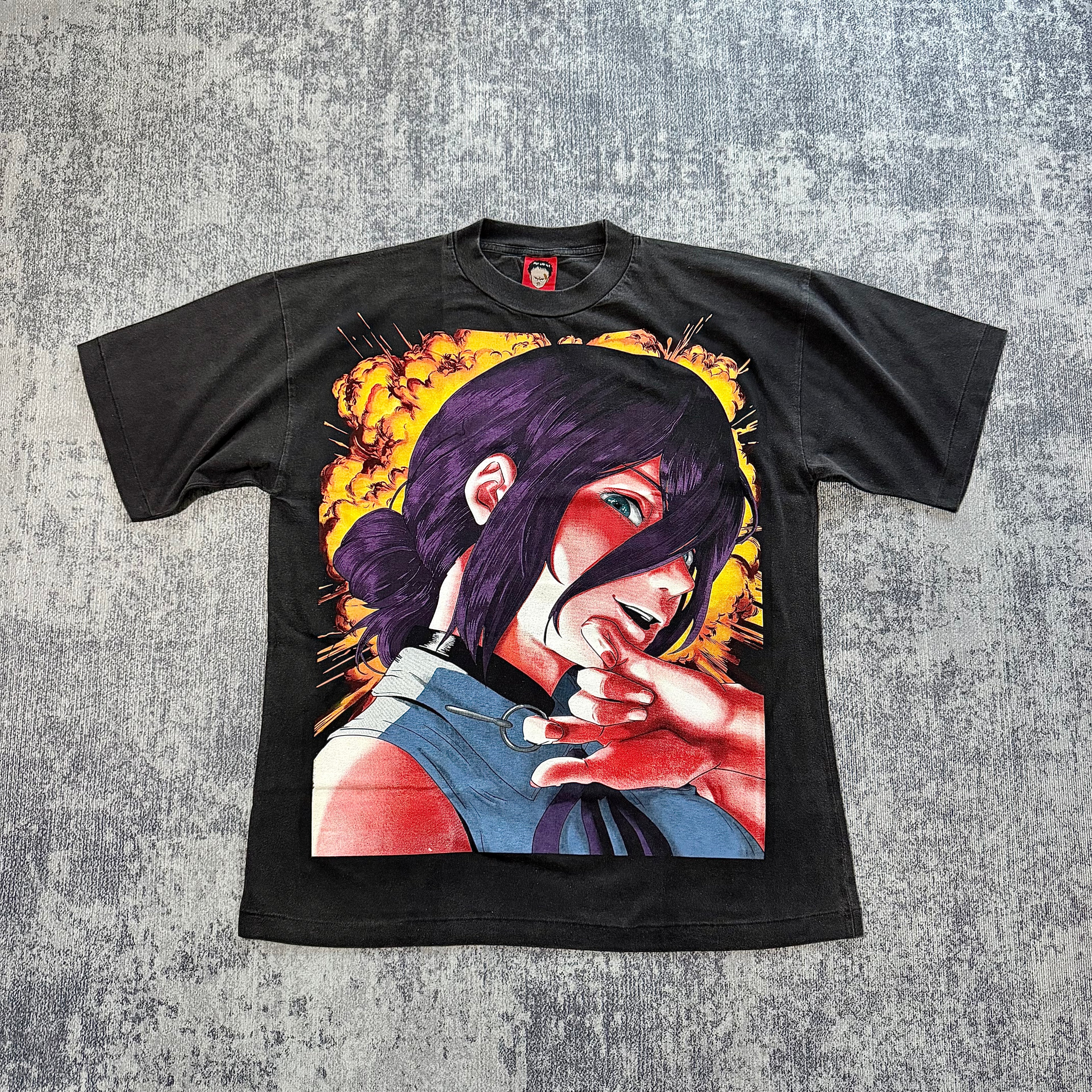 Chainsaw Man - Reze - Faded Black T-Shirt front