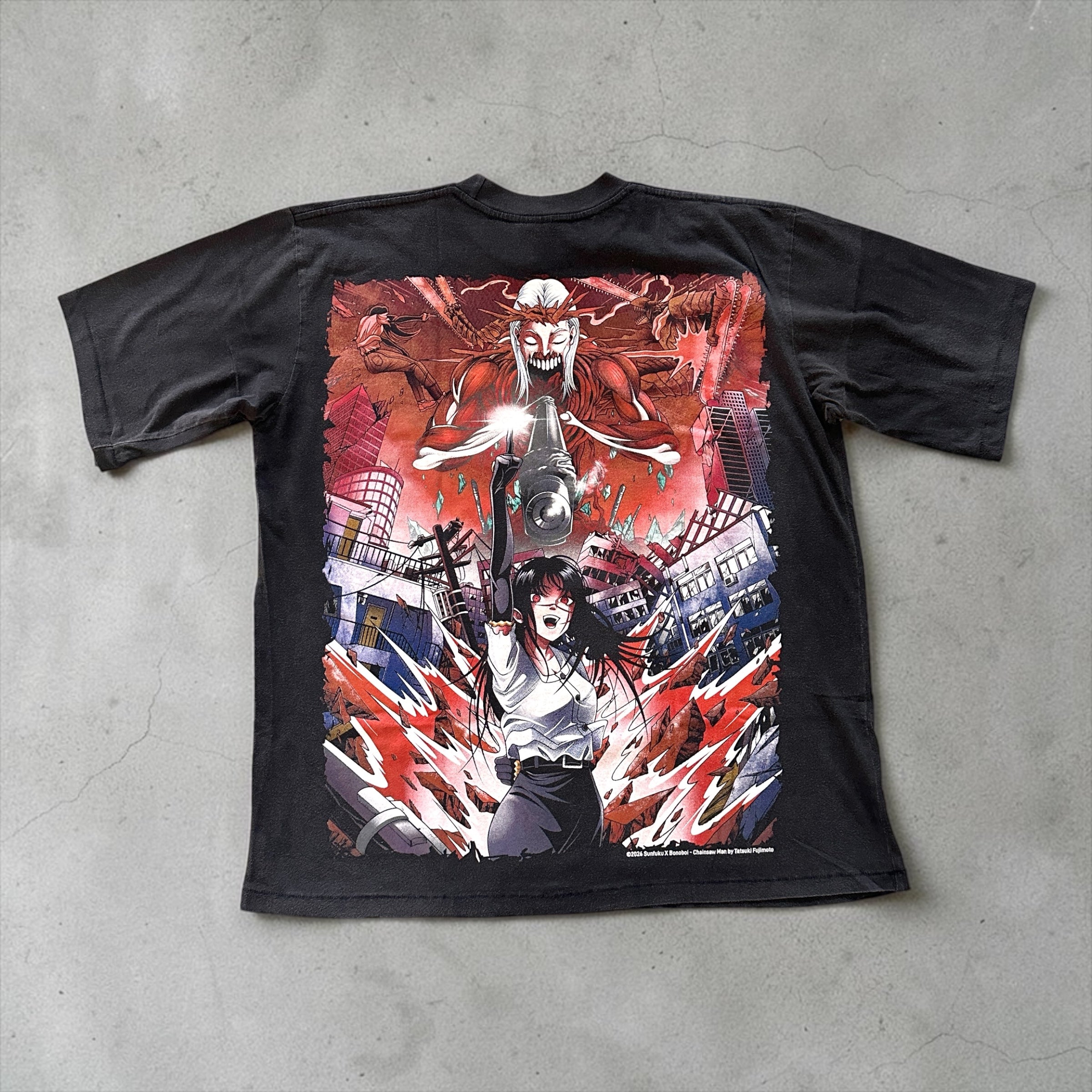 Chainsaw Man - Yoru War Devil faded back