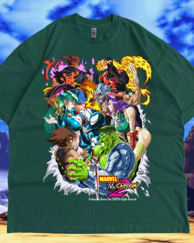 Clash of Super Heroes-Remix - Ivy T-Shirt - 2XL front