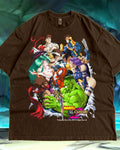 Clash of Super Heroes - Chocolate T-Shirt - 3XL front