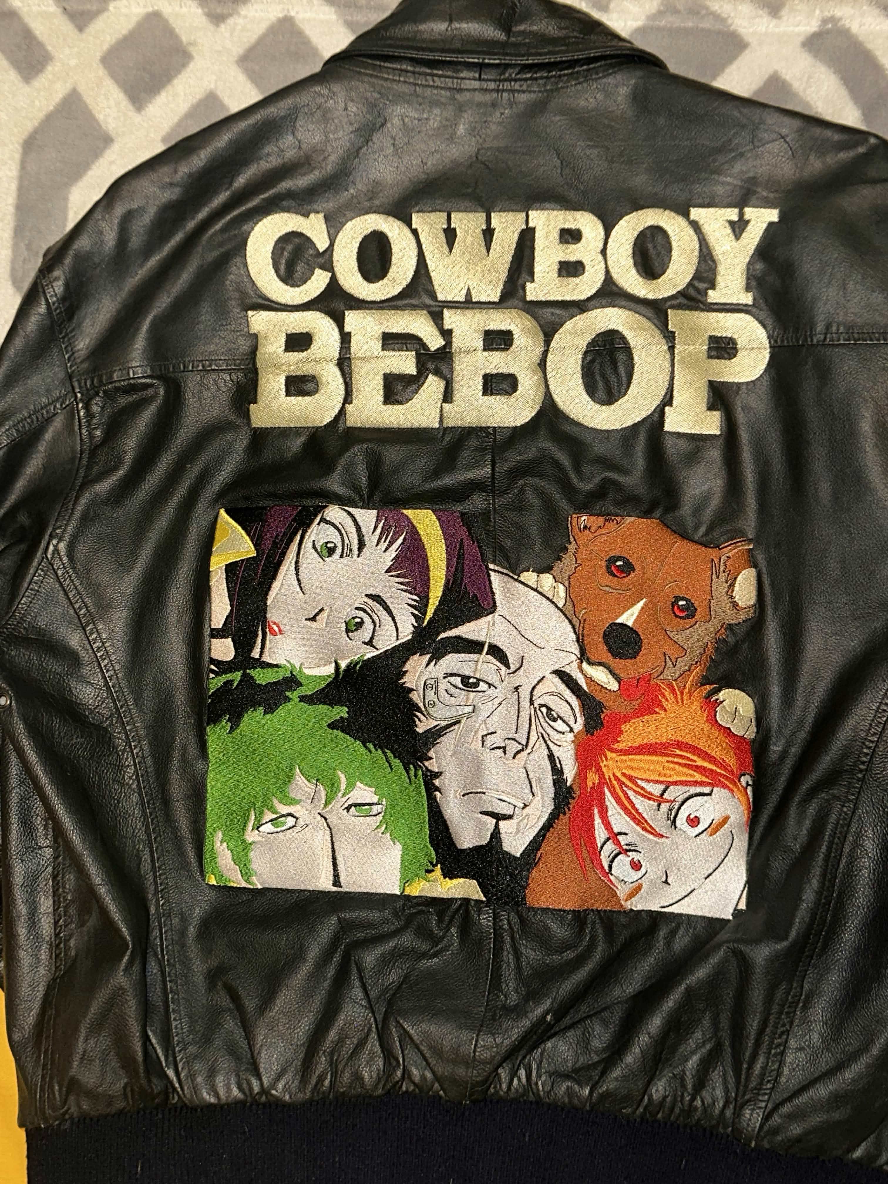 Cowboy Bebop Leather Jacket back