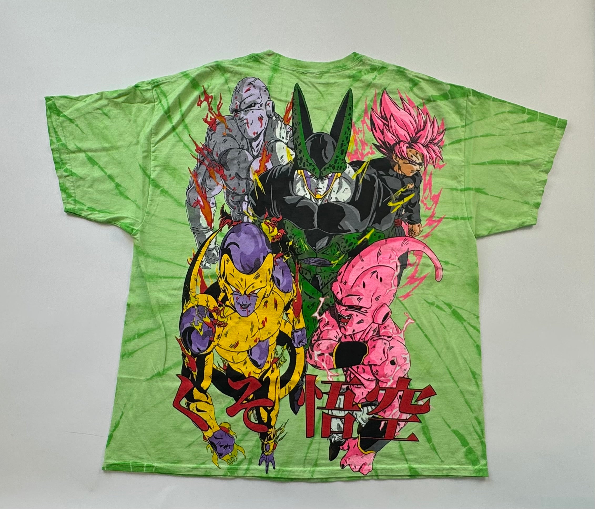 Dragon Ball Super - Final Forms and Villains F-Goku T-Shirt - XL - Neon Green