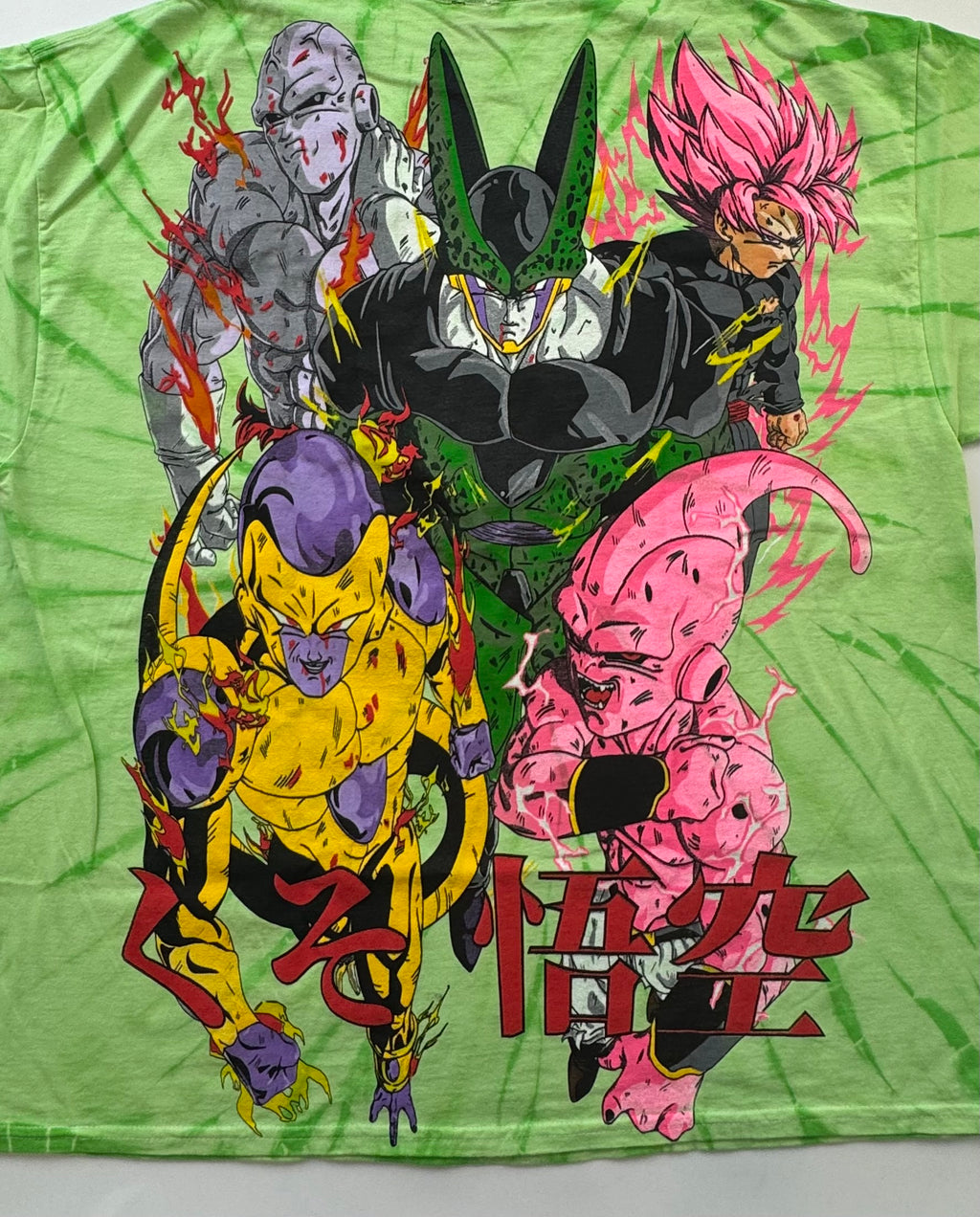 Dragon Ball Super - Final Forms and Villains F-Goku T-Shirt - XL - Neon Green