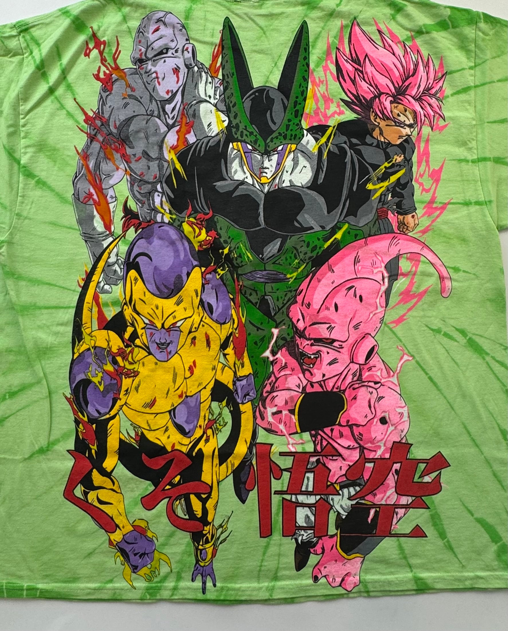 Dragon Ball Super - Final Forms and Villains F-Goku T-Shirt - XL - Neon Green