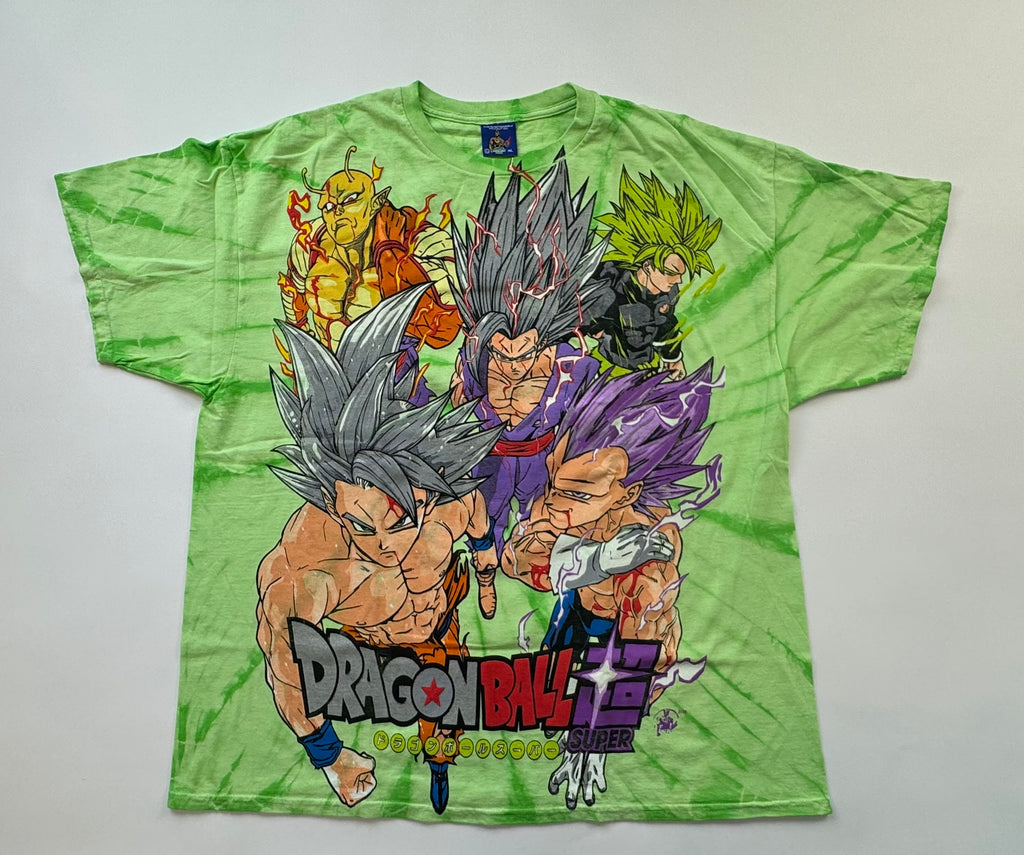 Dragon Ball Super - Final Forms and Villains F-Goku T-Shirt - XL - Neon Green