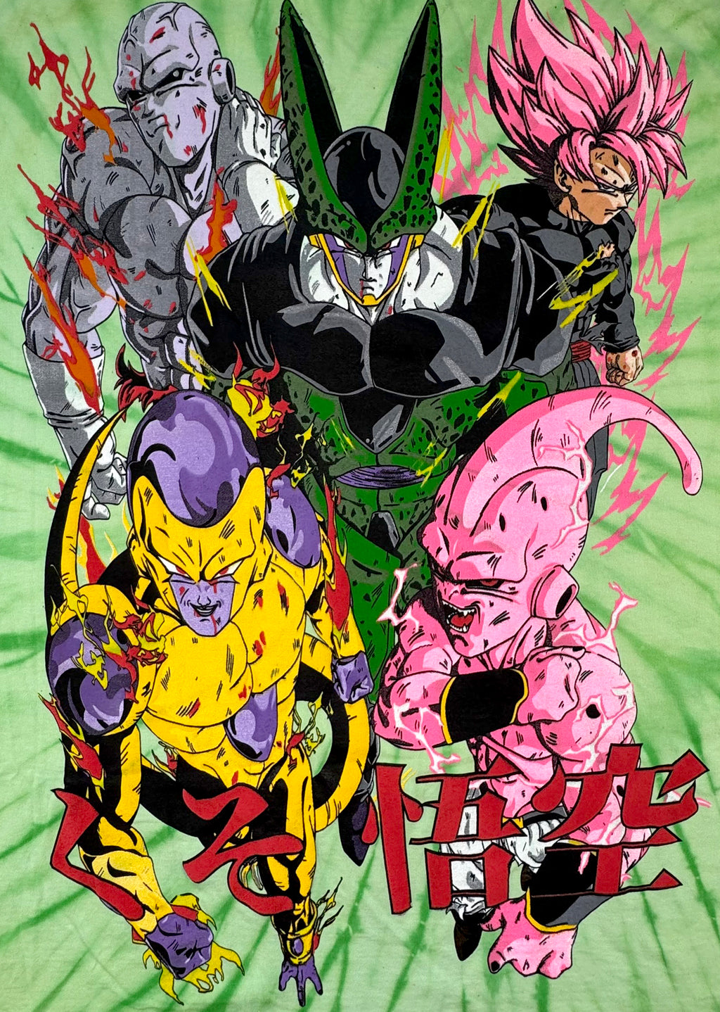 Dragon Ball Super - Final Forms and Villains F-Goku Neon T-Shirt - 3XL