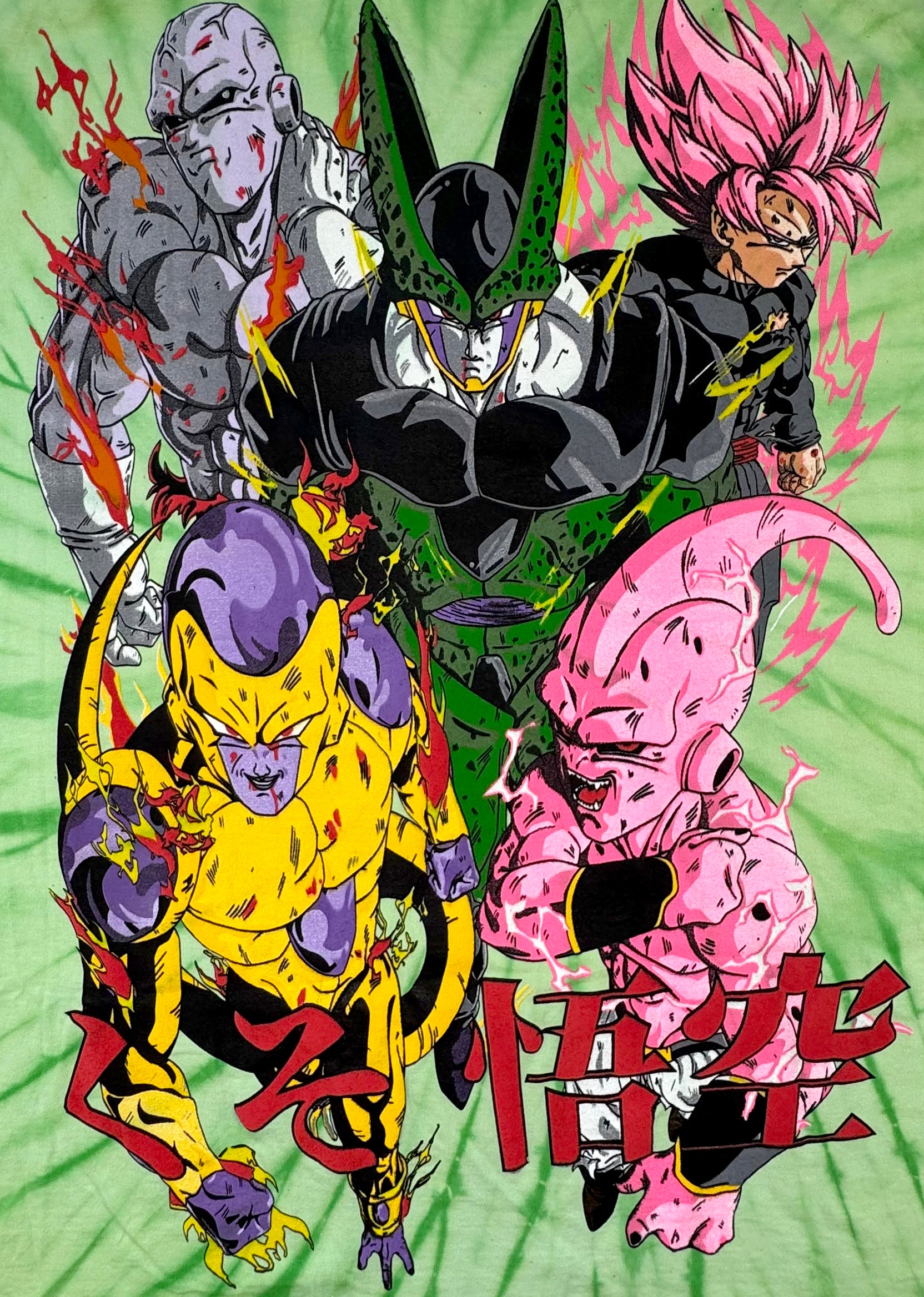 Dragon Ball Super - Final Forms and Villains F-Goku Neon T-Shirt - 3XL