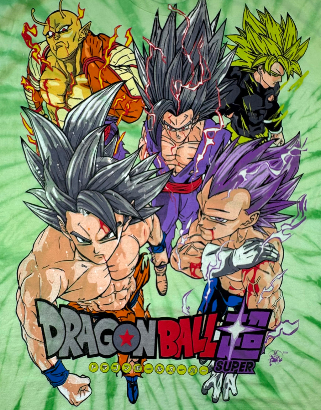 Dragon Ball Super - Final Forms and Villains F-Goku Neon T-Shirt - 3XL