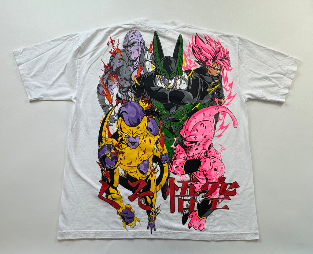 Dragon Ball Super - Final Forms and Villains F-Goku T-Shirt - XL - WHITE