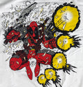 Deadpool Knife Gun Jump T-Shirt - XL