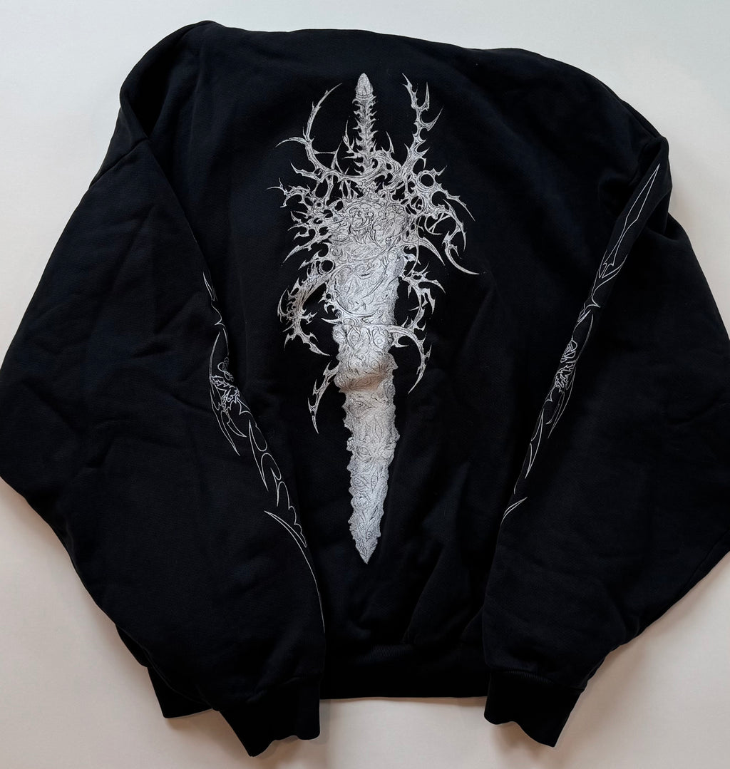 Deftones Plush Hoodie - L
