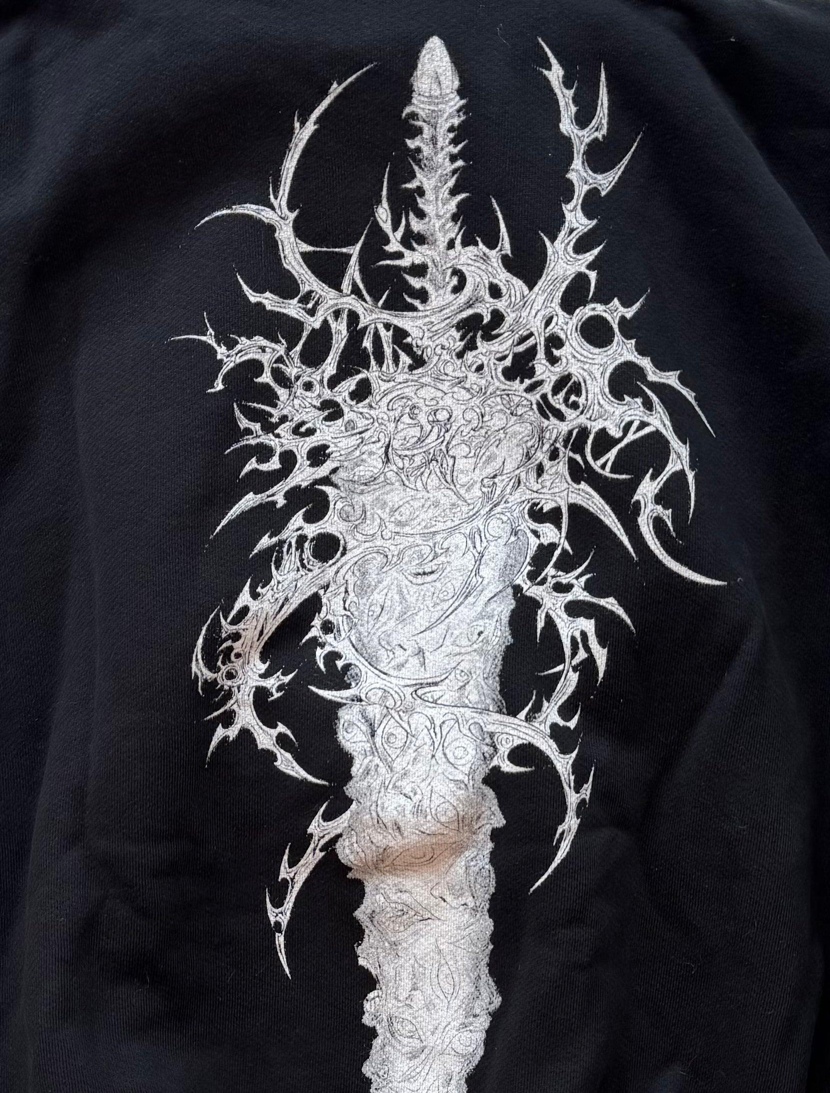 Deftones Plush Hoodie - L