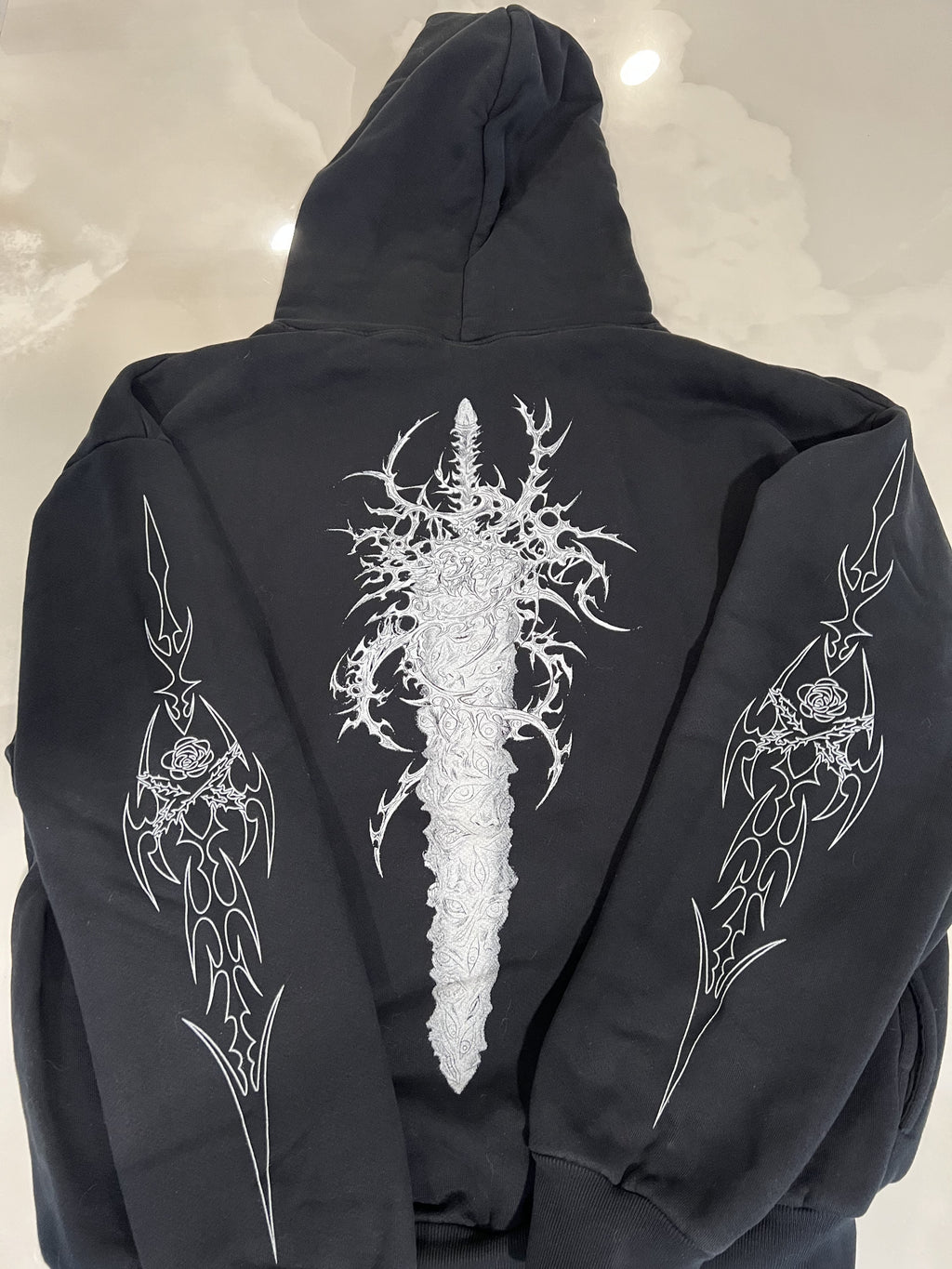 Deftones Plush Hoodie back
