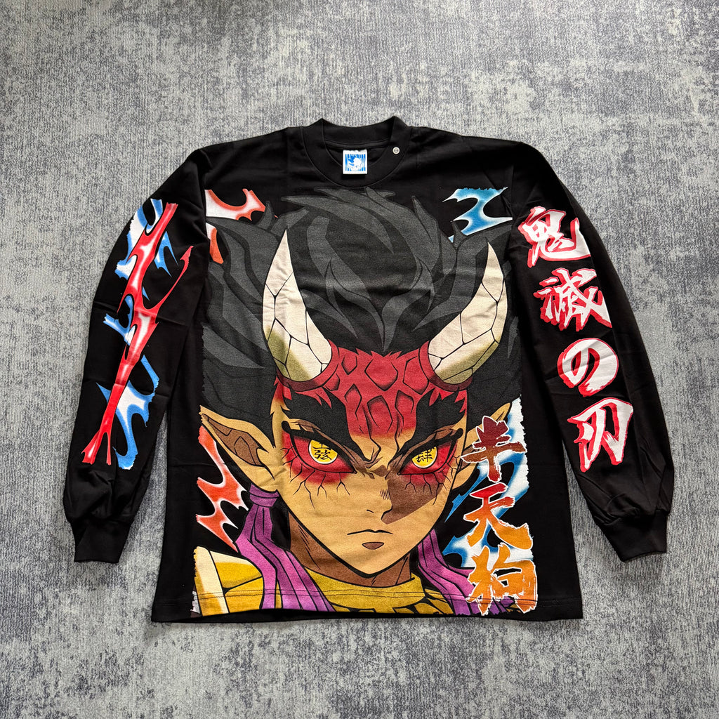 Demon Slayer - Hantengu Longsleeve Shirt front