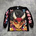Demon Slayer - Hantengu Longsleeve Shirt front