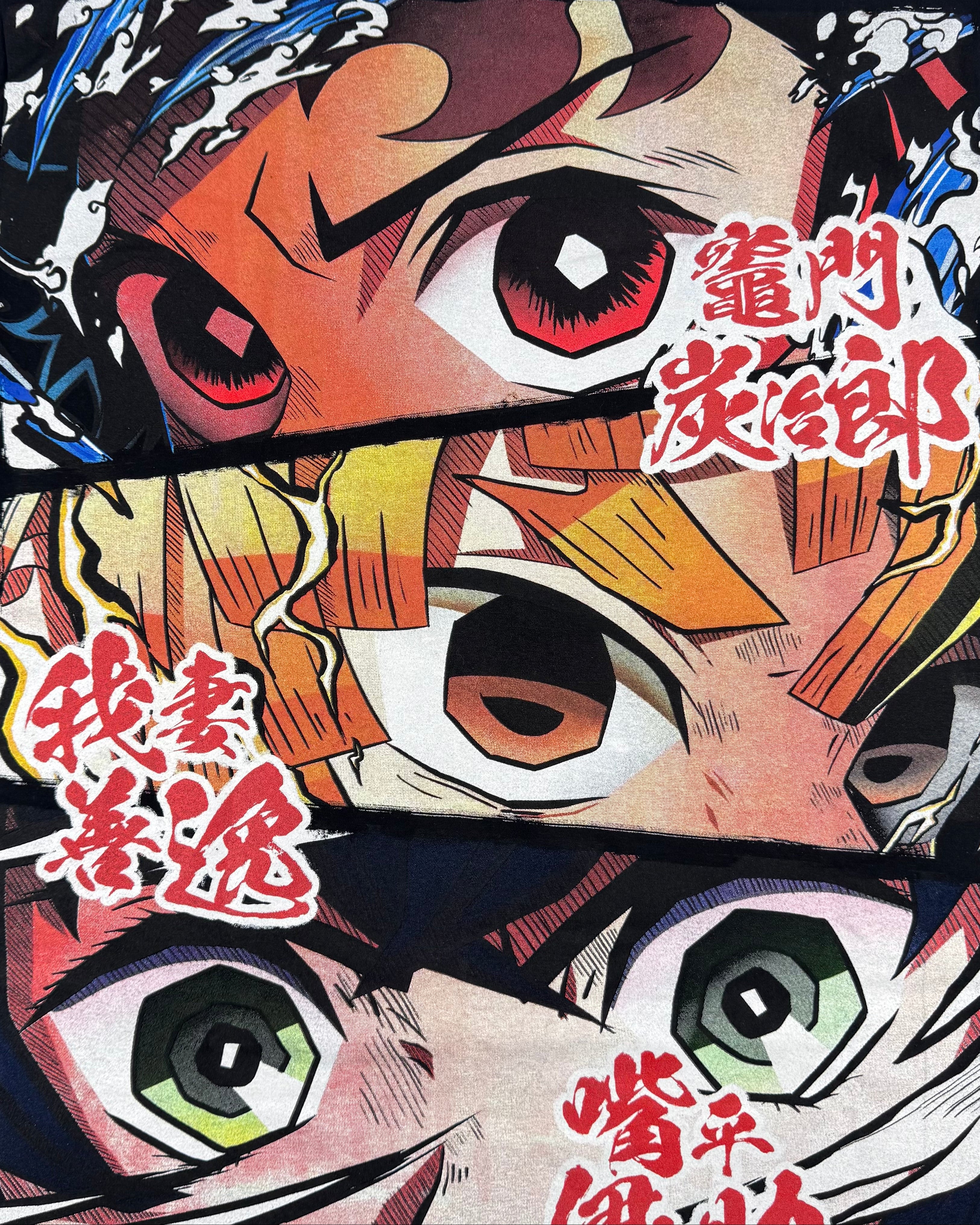 Demon slayer - Group - Kimetsu no Yaiba - black XL Back Zoom
