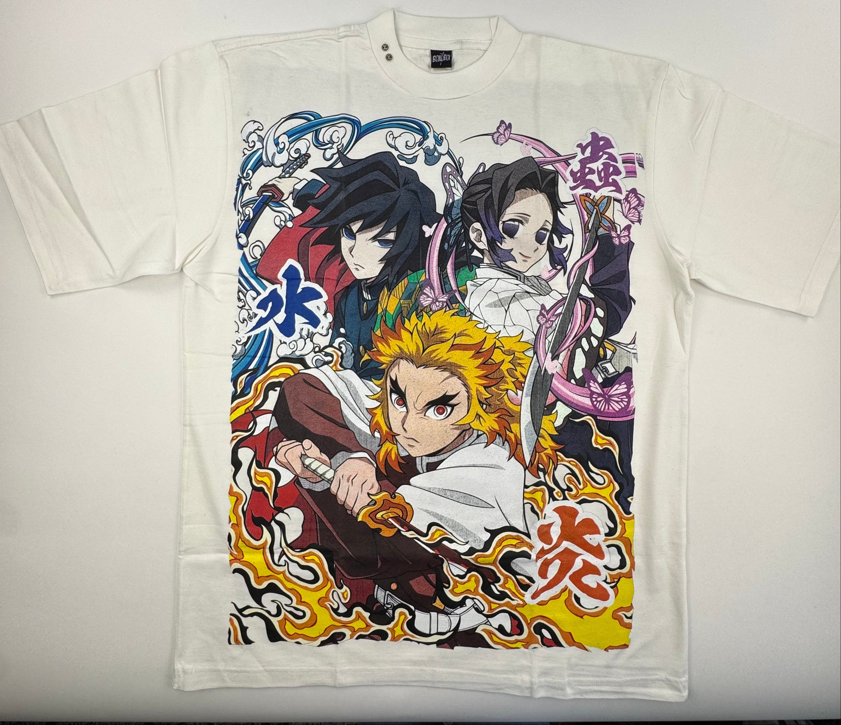 Demon slayer - Group - Rengoku Giyu Shinobu white - XL Front