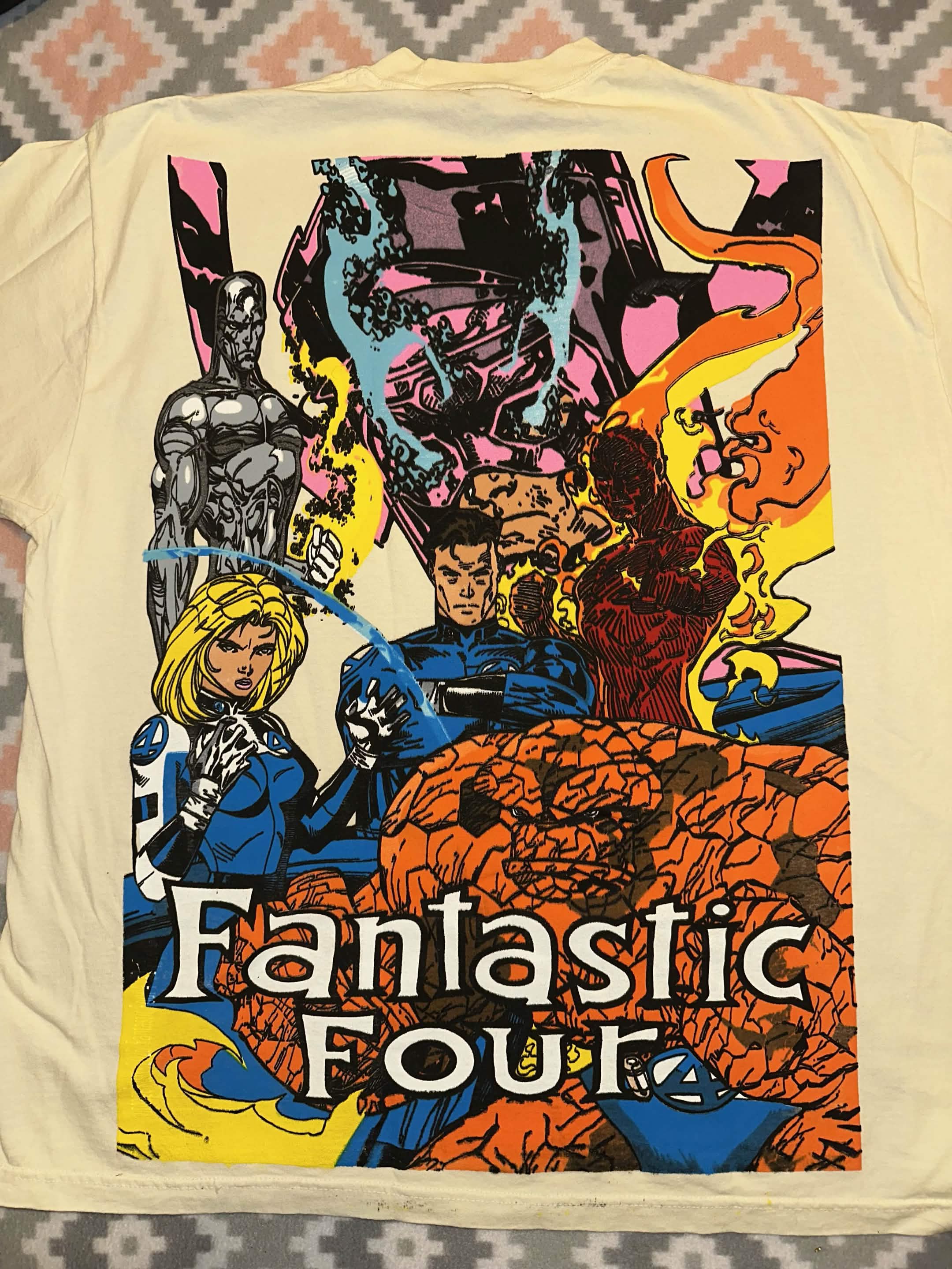 Doom Castle Lightning - White Cloak : Fantastic Four back