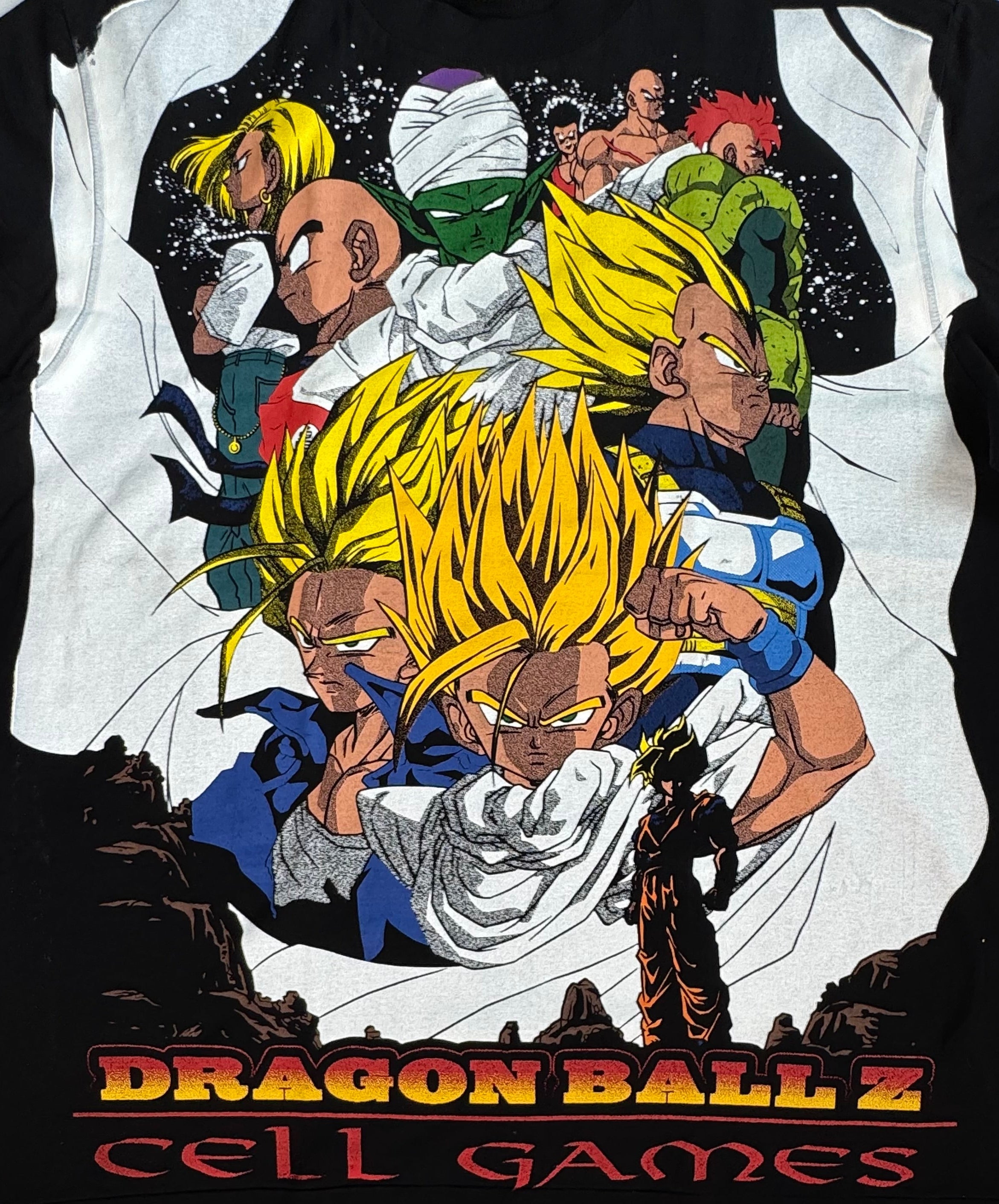 Dragon Ball Z - Cell Games White Cape / Z Fighters T-Shirt - XXL
