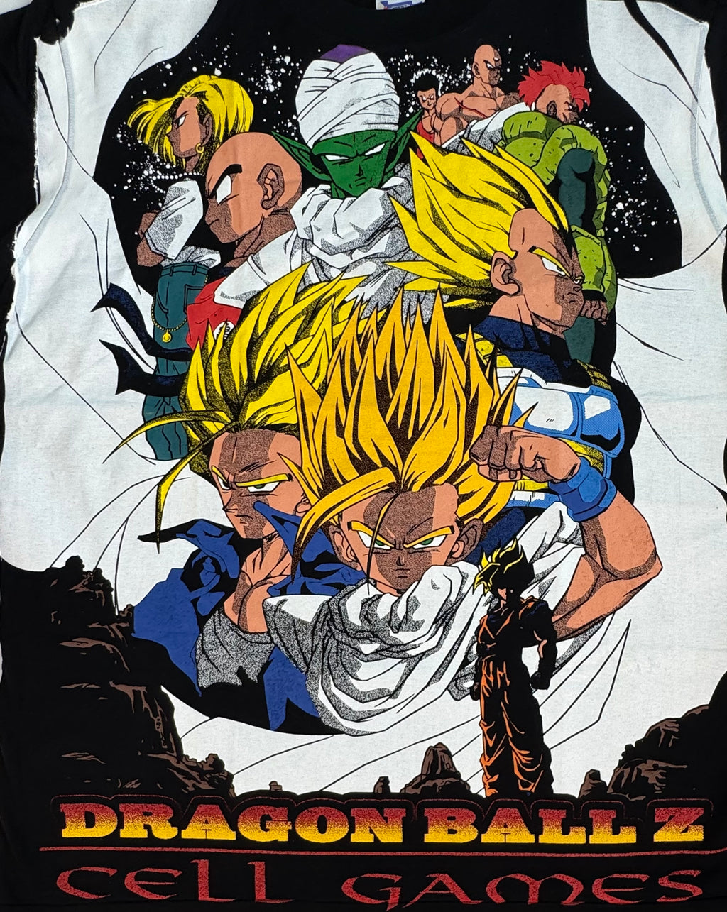 Dragon Ball Z - Cell Games White Cape / Z Fighters T-Shirt - XL