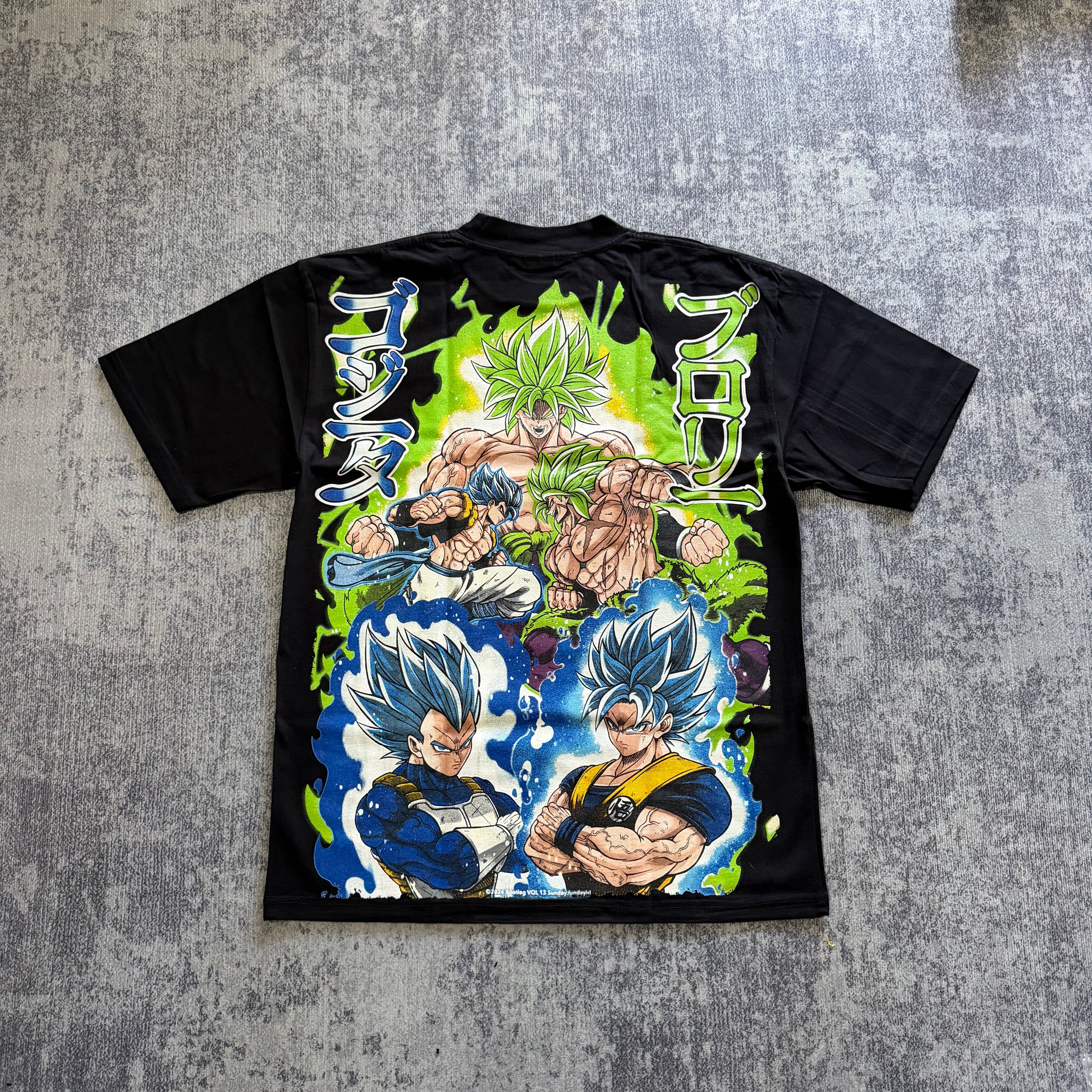 Dragon Ball - Broly Bigface Black Hair back