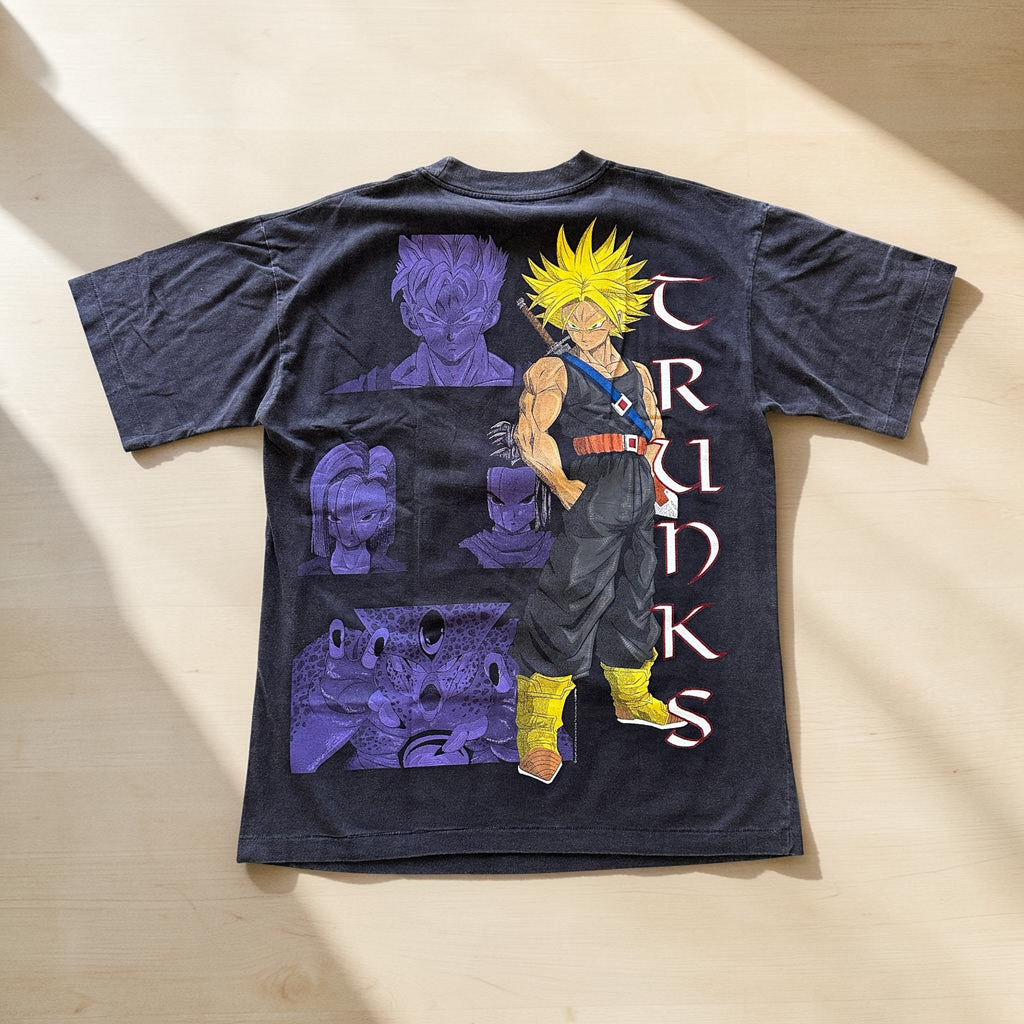 Dragon Ball - Super Saiyan Vegeta : Trunks - Faded Black T-Shirt - XL back