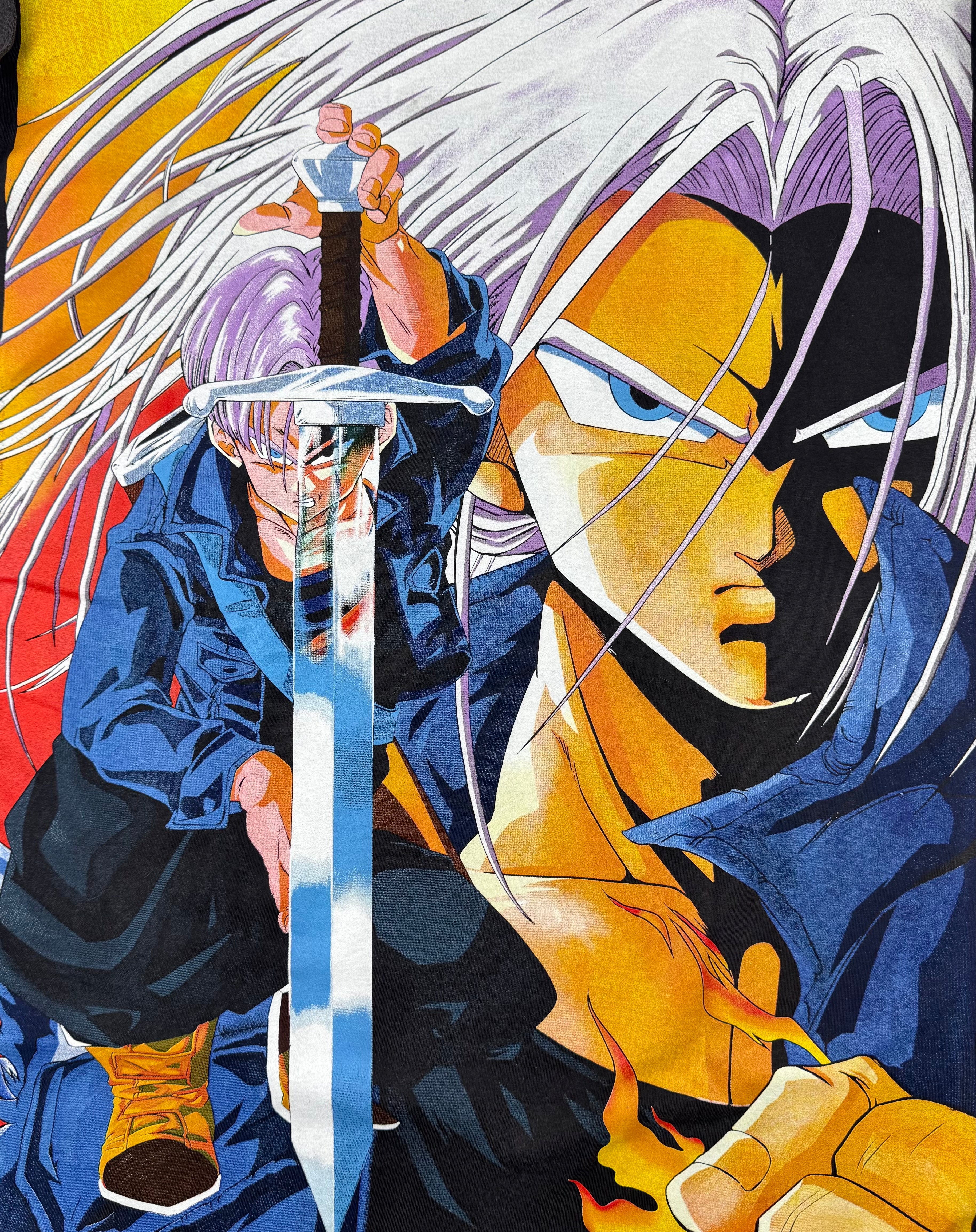 Dragon Ball - Trunks longsleeve - faded black XL Back Zoom