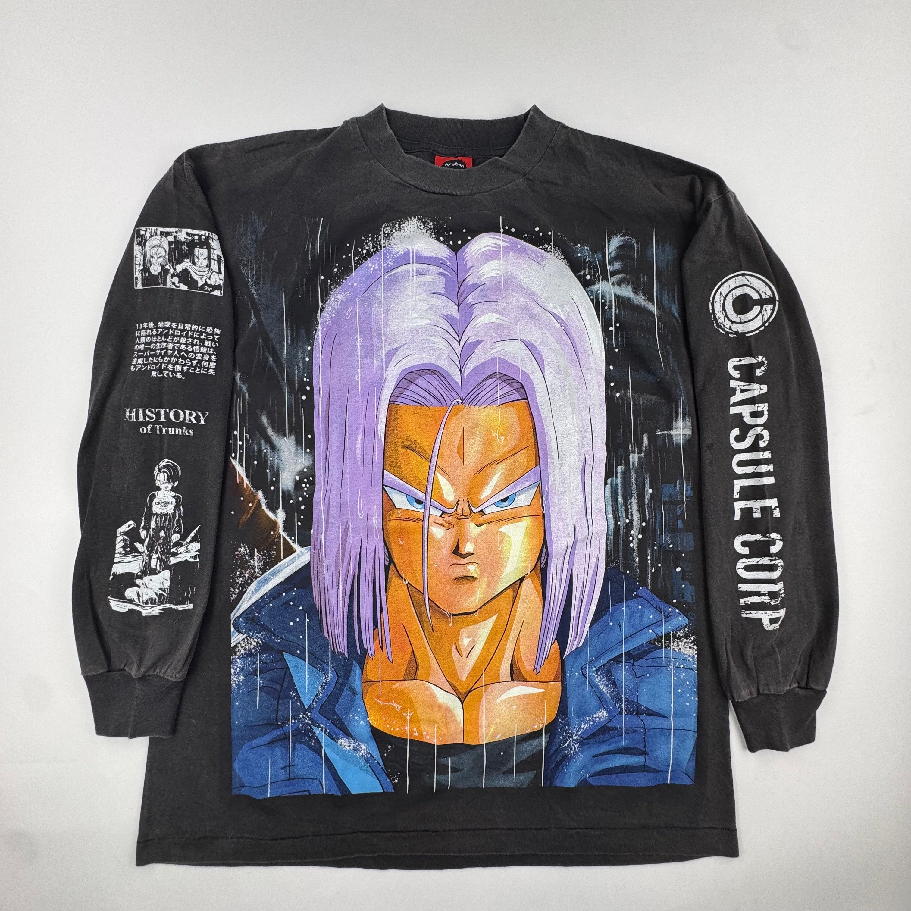 Dragon Ball - Trunks longsleeve - faded black XL Front