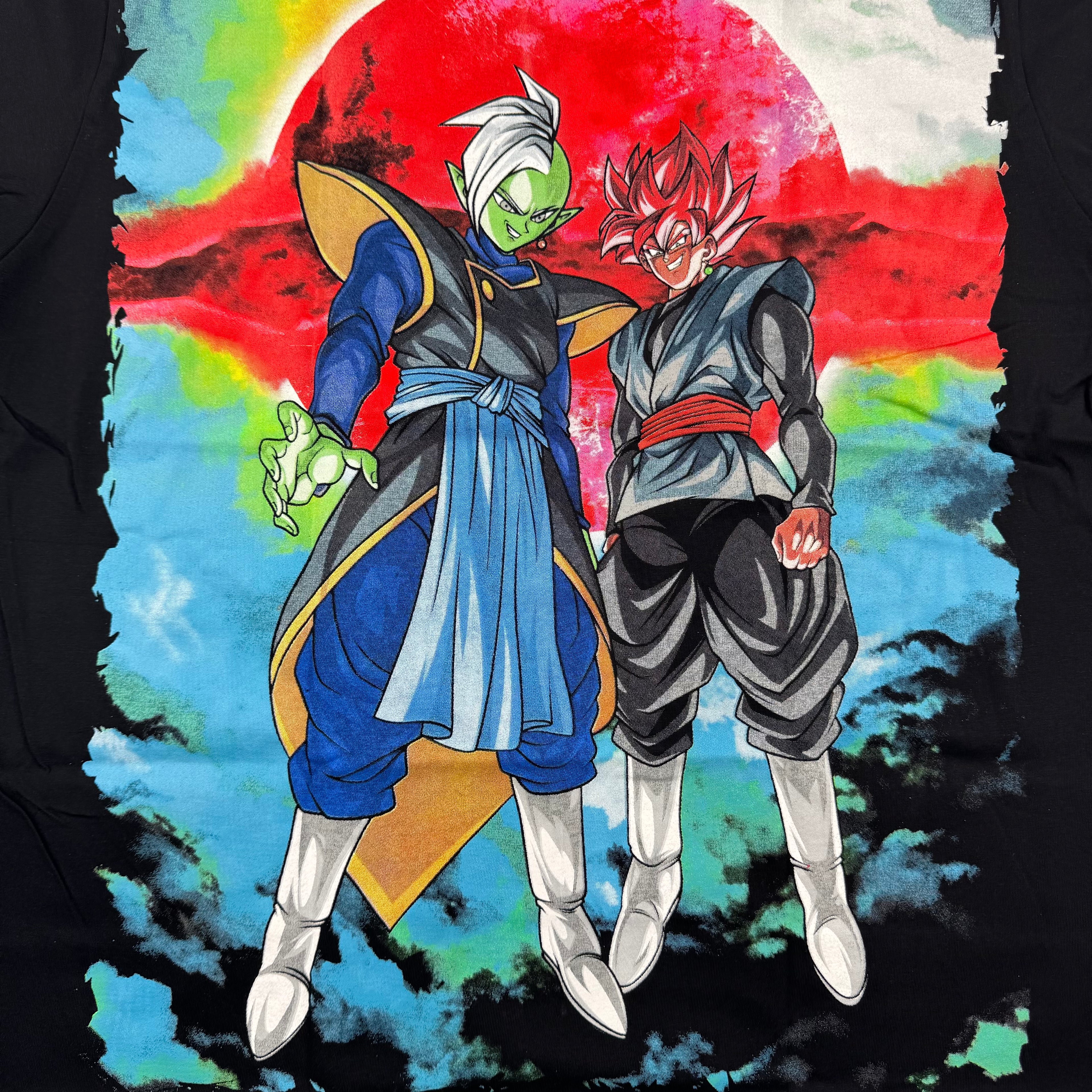 Dragon Ball - Trunks vs Black Goku - black shirt XL Back Zoom