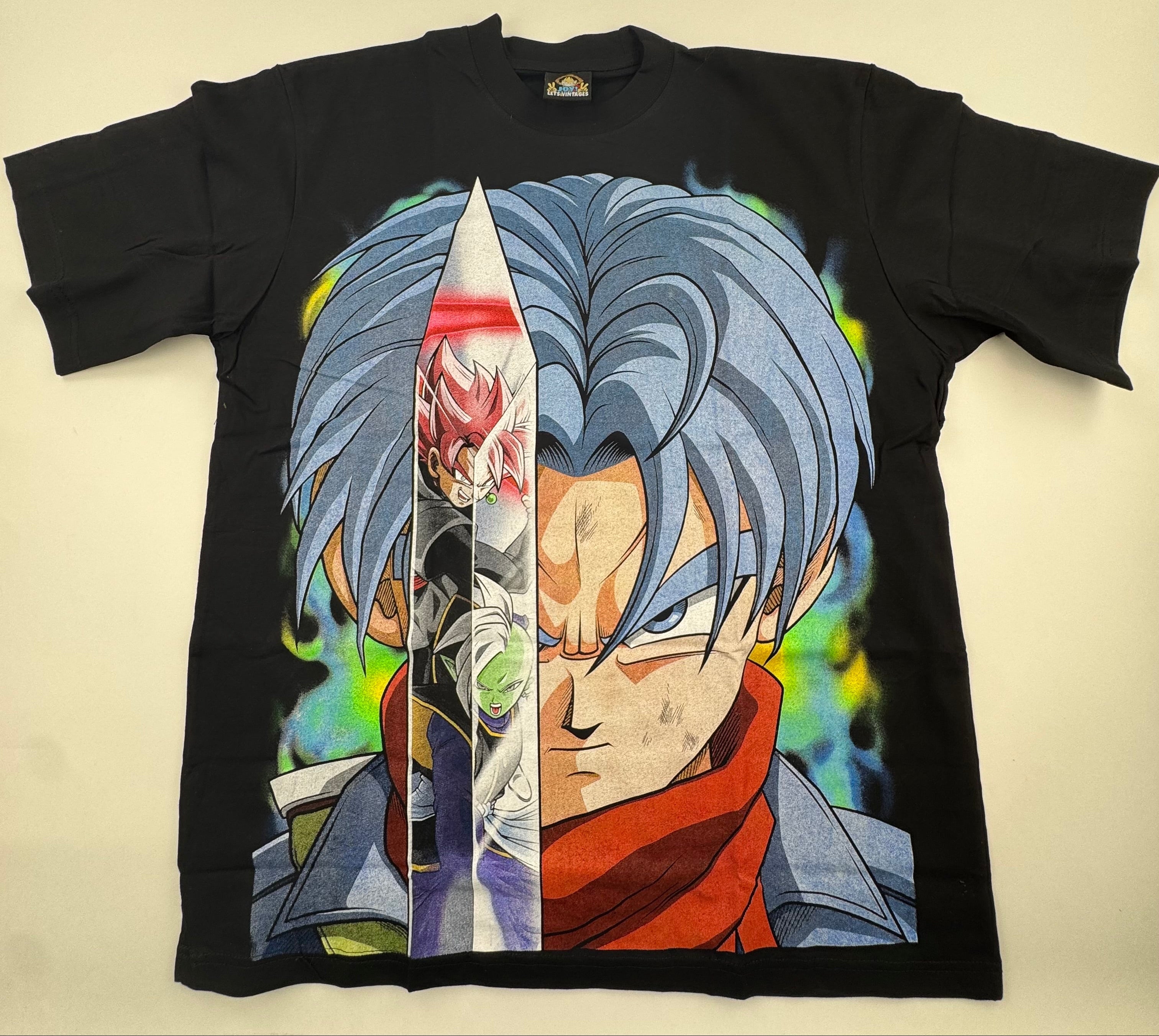 Dragon Ball - Trunks vs Black Goku - black shirt XL Front