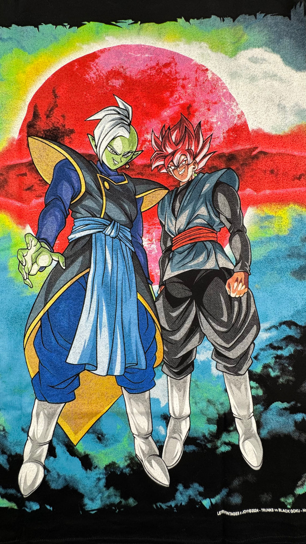 Dragon Ball Super - Future Trunks vs Black Goku - black longsleeve shirt L Back Zoom