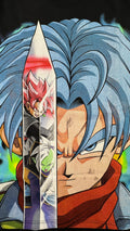 Dragon Ball Super - Future Trunks vs Black Goku - black longsleeve shirt L Front Zoom