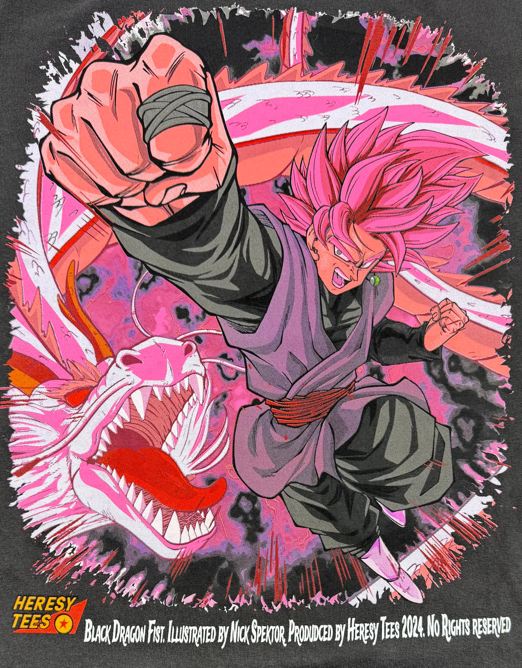 Dragon Ball Super - Goku Black Dragon Fist Front Zoom