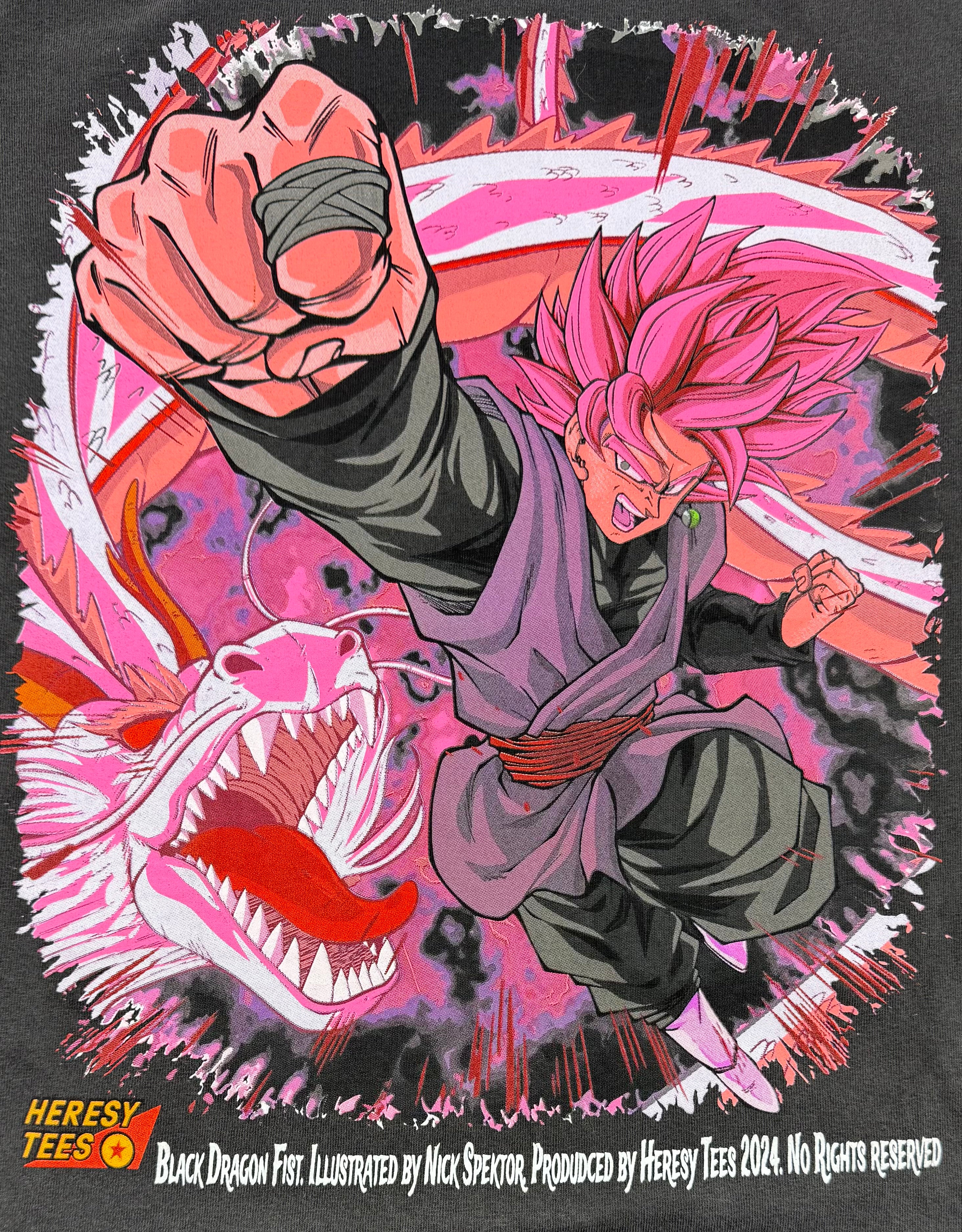 Dragon Ball Super - Goku Black Dragon Fist Front Zoom